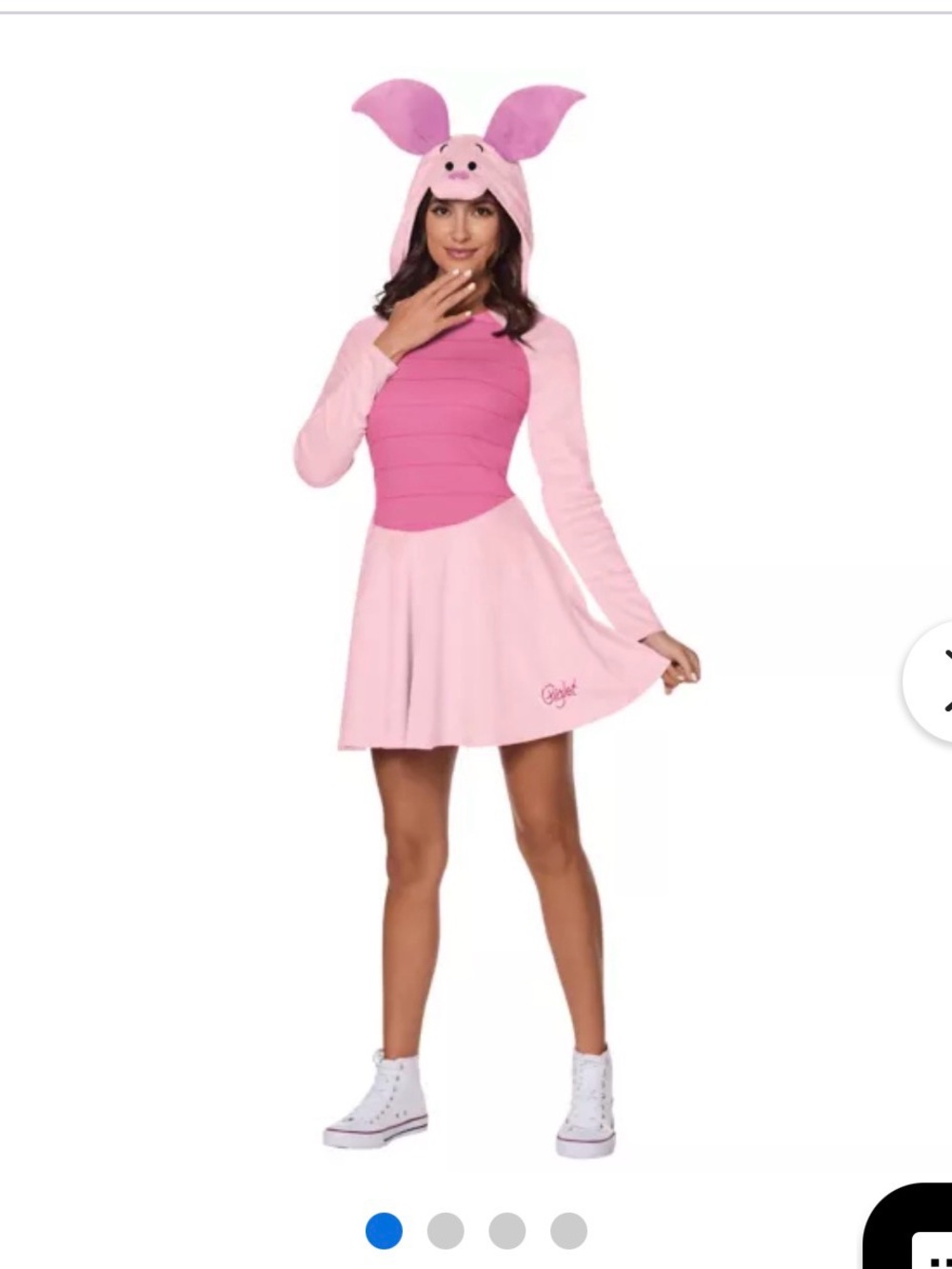 Disney Winnie the Pooh Pink Hooded Piglet Costume
